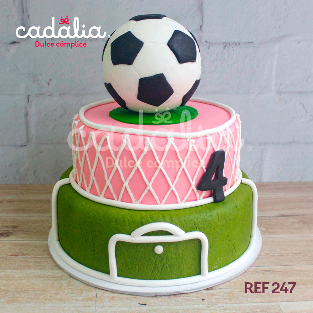 Torta cumpleaños de futbol, Amapola Casa de Tortas